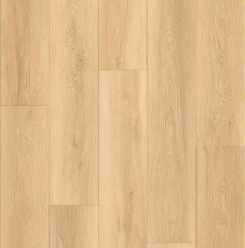 Close-up of grain and texture of Alpine Desert wood-look luxury vinyl plank flooring