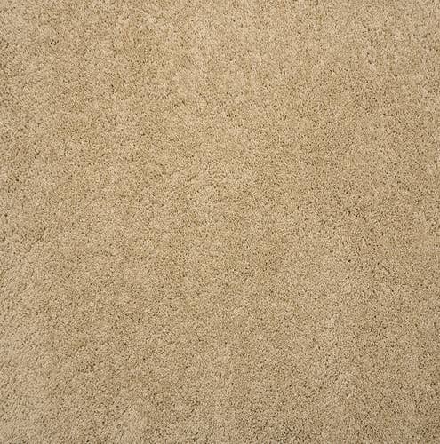 Tan textured solid plush carpet