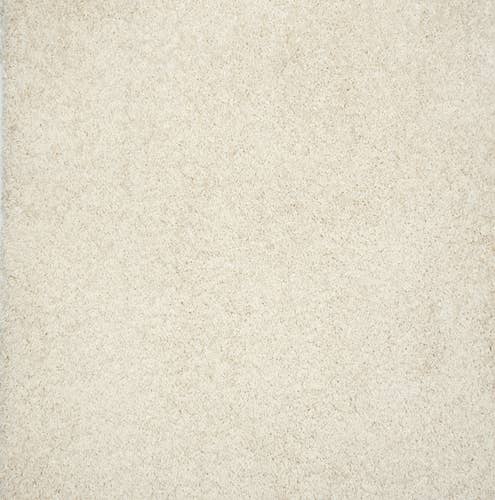 Textured cream solid plush carpet