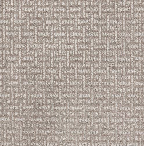 Gray textured geometric carpet