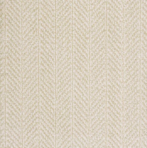 Beige linear/geometric patterned carpet