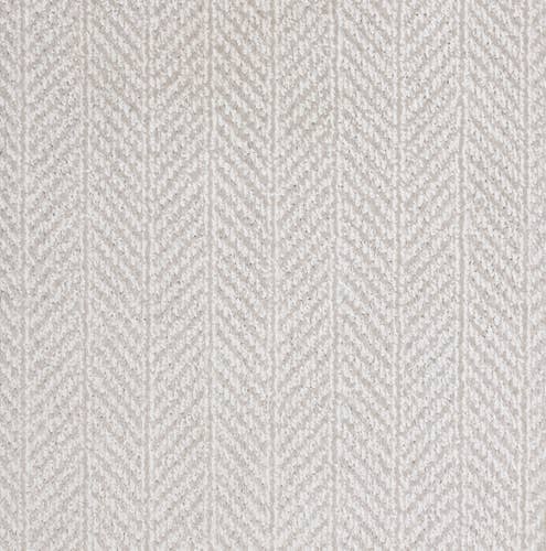 Light/medium gray linear/geometric patterned carpet