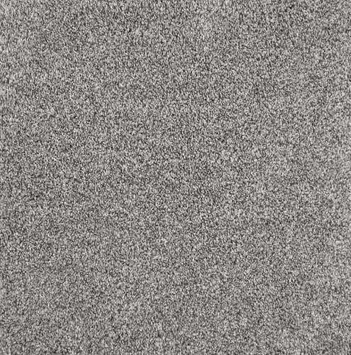 Dark gray solid textured plush carpet