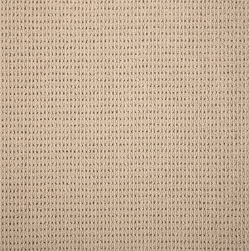 Beige linear textured carpet