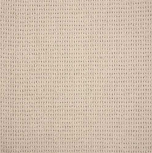Tan linear textured carpet