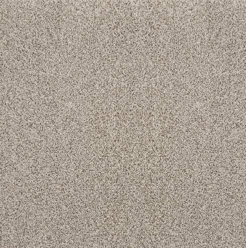 Taupe solid textured plush carpet