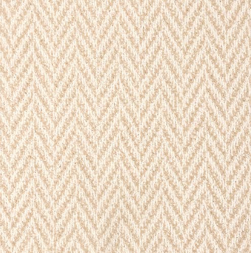 Beige geometric linear patterned carpet