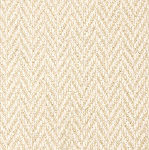 Beige geometric linear patterned carpet