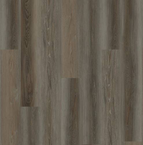 Warm embers sample featuring black and brown variegated woodgrain planks