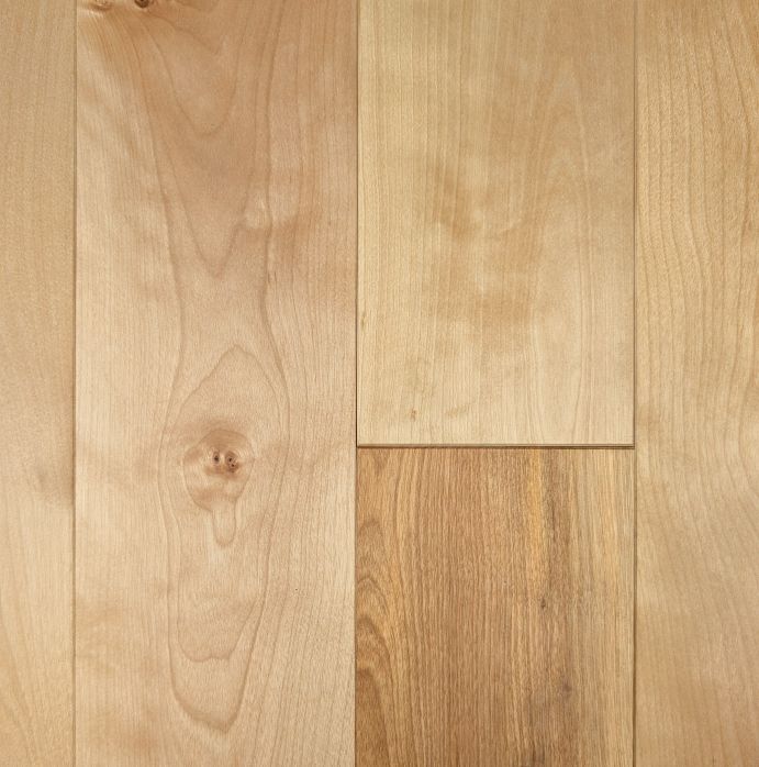 Birch Hardwood, light colored wood