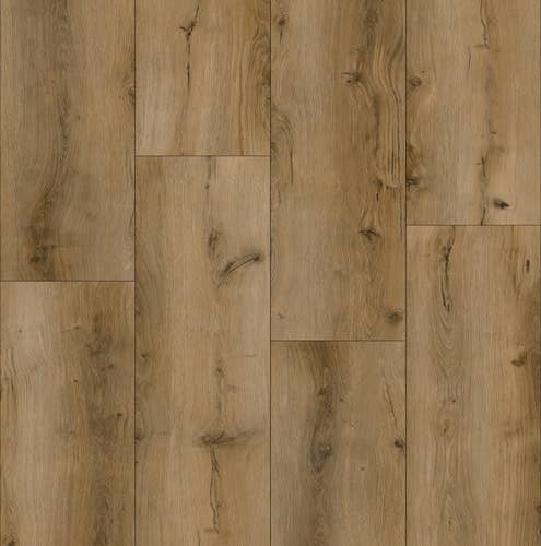 Sample of Mount Evans Barley, a large-format weathered plank with subtle knots and organic texture