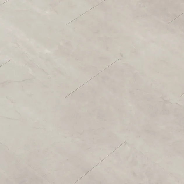 Rejuvenation 567 sample, a light/medium gray rectangular luxury vinyl tile with slight veining