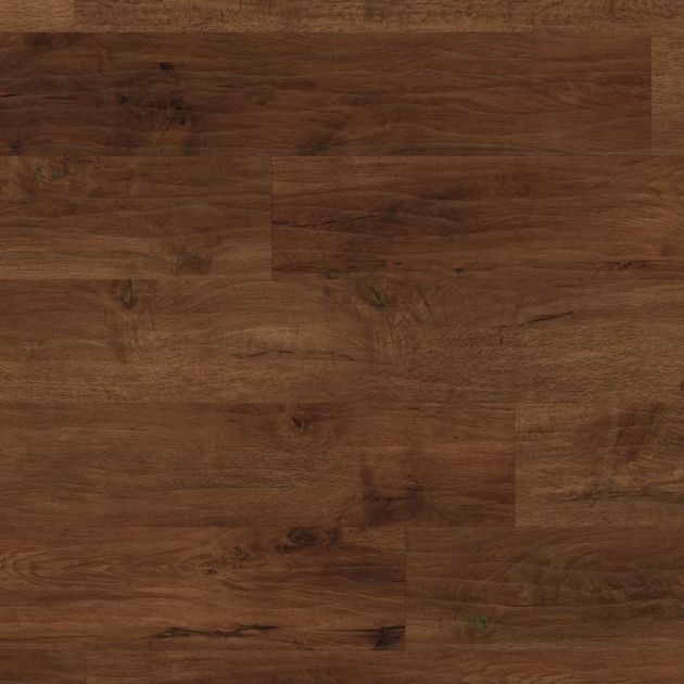 Sample of Autumn Oak luxury vinyl plank, focusing on brown tonal variation, realistic woodgrain detailing, and depth of color