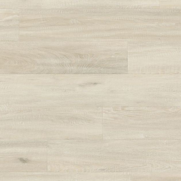 Sample of Cotton Oak, a luxury vinyl plank with white, cream, and gray color variation, and woodgrain texture