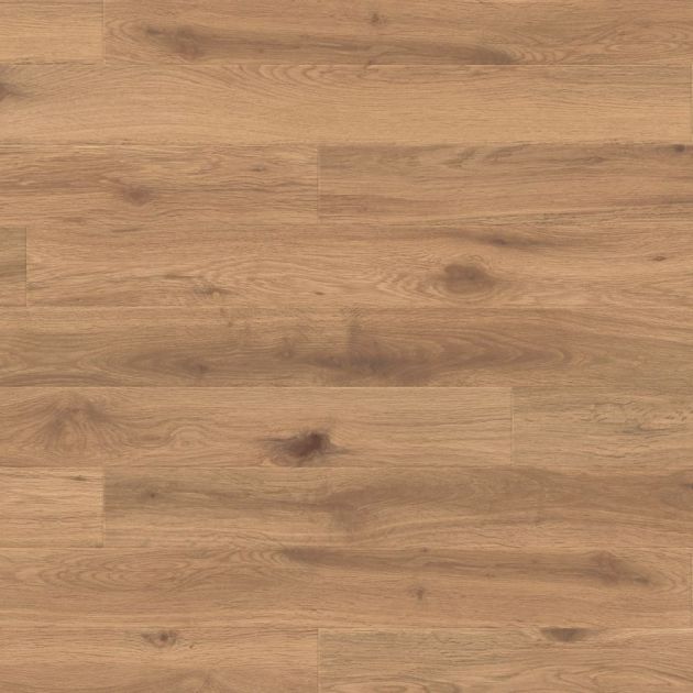 Natural Oak sample, showing golden brown woodgrain pattern with knots and texture