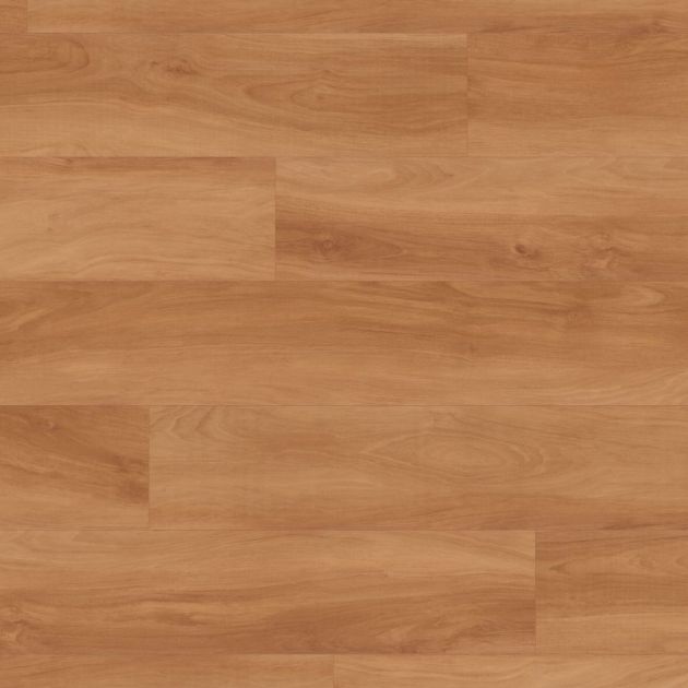 Jatoba LVP sample illustrating reddish brown tones, delicate grain patterns, and a matte finish