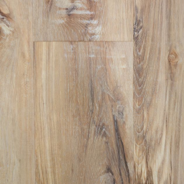 Sample of Hawthorne Grain LVP showing its golden brown tones, gently distressed details, and woodgrain texture
