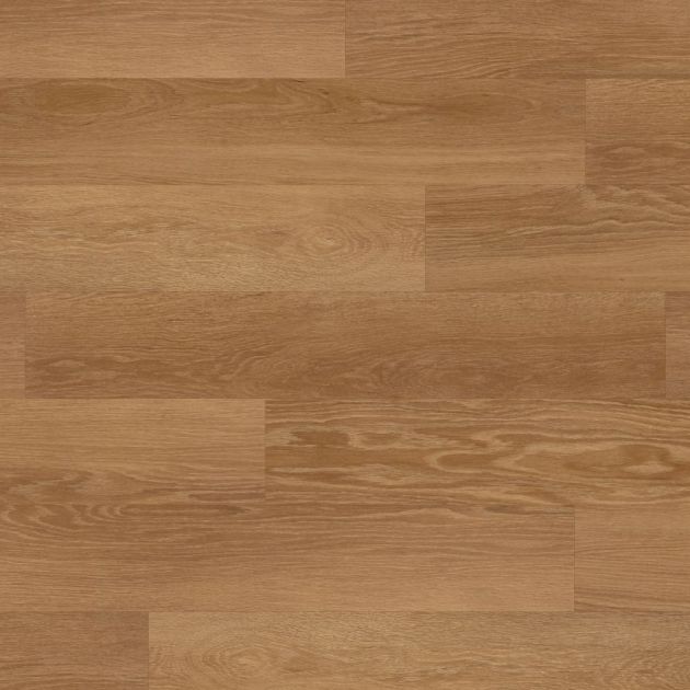 Sample of Honey Limed Oak gluedown LVP with warm brown tones, woodgrain design, and texture