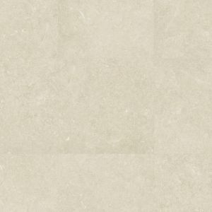 Dolomite-inspired square cream LVT sample, Toledo, showing subtle warm undertones