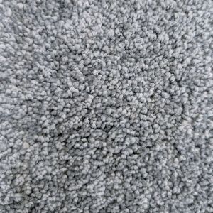 Close up of Throne Bluestone carpet highlighting plush texture, grayish blue color, and slight sheen